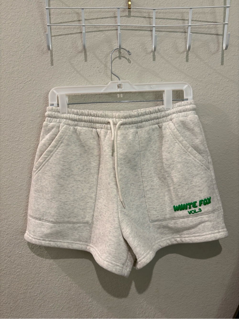 White Fox Boutique Light Gray Vol.3 Sweatshorts